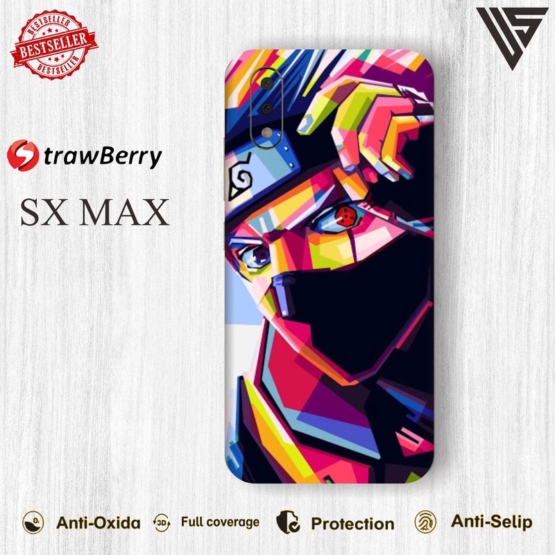 GARSKIN HANDPHONE STRAWBERRY SX MAX (ISI 2PCS)