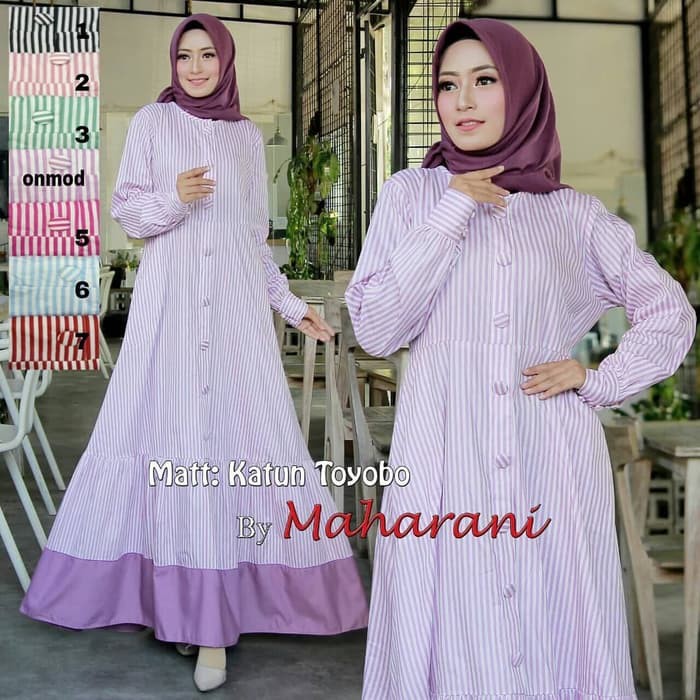 Gamis Syari Dress Muslim Terbaru Baju Gamis Salur By Maharani