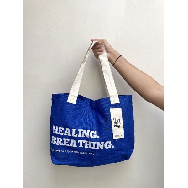 basic tote bag (healing, breathing series)