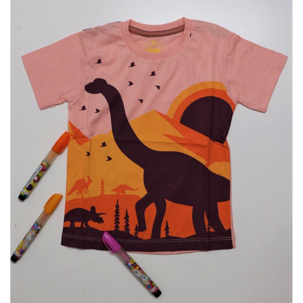  KAOS  ANAK  FULLPRINT EDISI DINOSAURUS  HIGHFIVE KIDS 