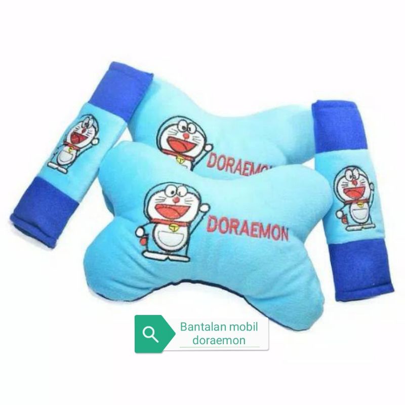 bantal mobil karakter doraemon 2in1