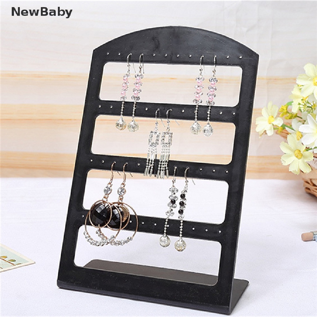 NewBaby Fashion Jewelry Display Holder L Style Organizer Earrings Display Stand Tool ID