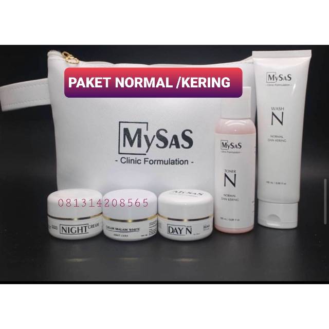 SKINCARE PAKET NORMAL / KERING/ KRIM MYSAS