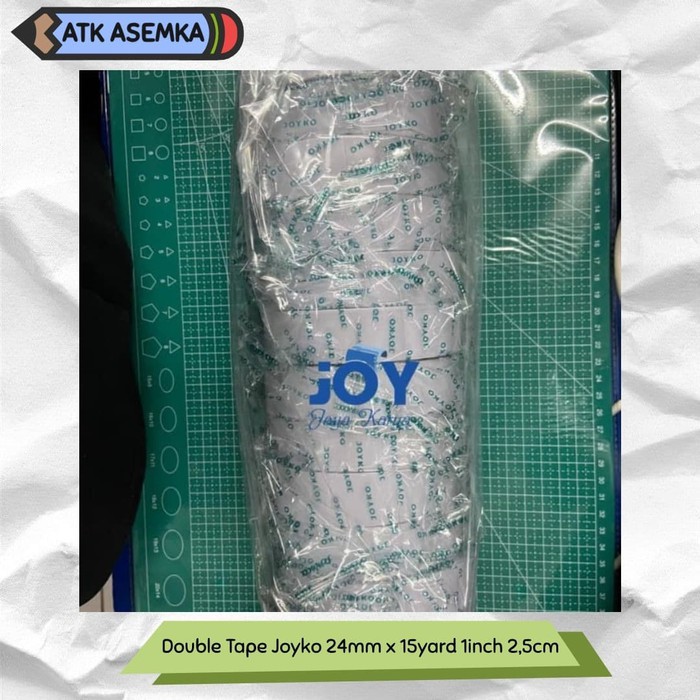 

Double Tape Joyko 24mm x 15yard 1inch 25cm Atk