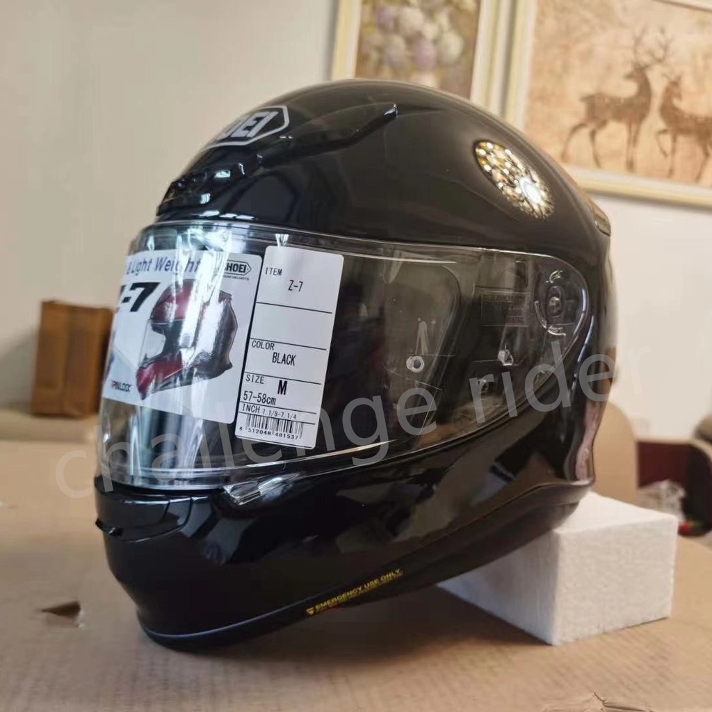 Shoei Helm Z7 Bright Black Special Edition Full Face Motor 1：1 COD Ready Stock