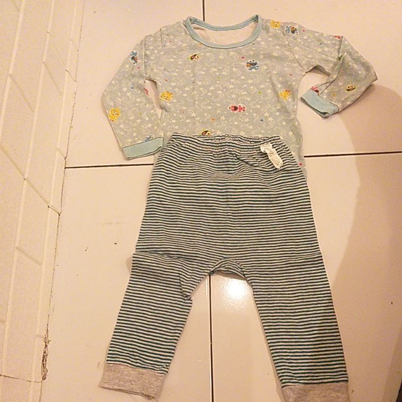 Set baju bayi murah second branded