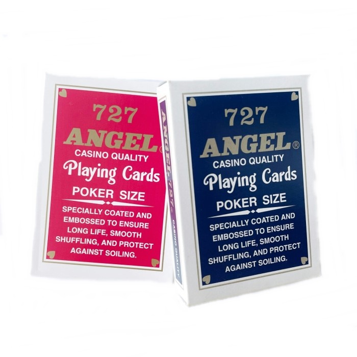 [1 Deck] Kartu Remi Angel 727 Kartu Poker Playing Cards - Random Colour