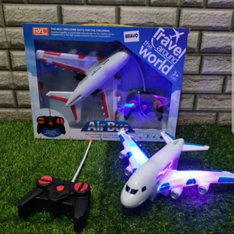 RC Pesawat Terbang - Mainan Remote Control Anak Edukatif Remot Kontrol