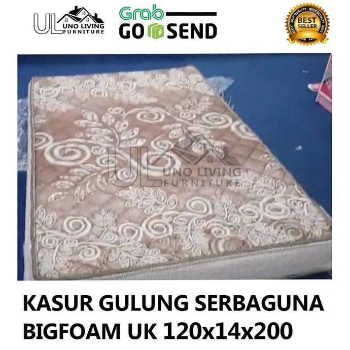 UNIK KASUR SPRING BED BIGFOAM GULUNG 120 CM LIPAT BIGLAND GARANSI 15T DG61464EZ