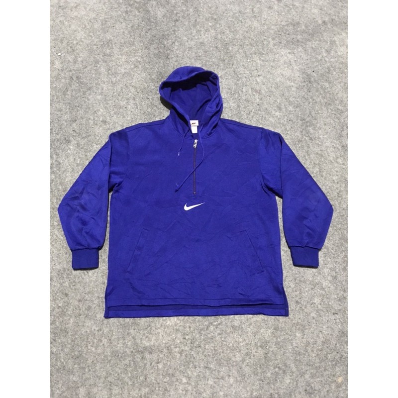 half zip hoodie nike center swoosh