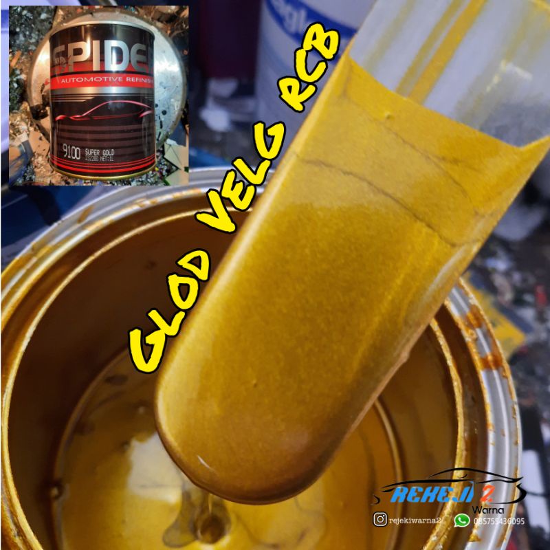 Cat Gold Velg RCB  - SPIDER