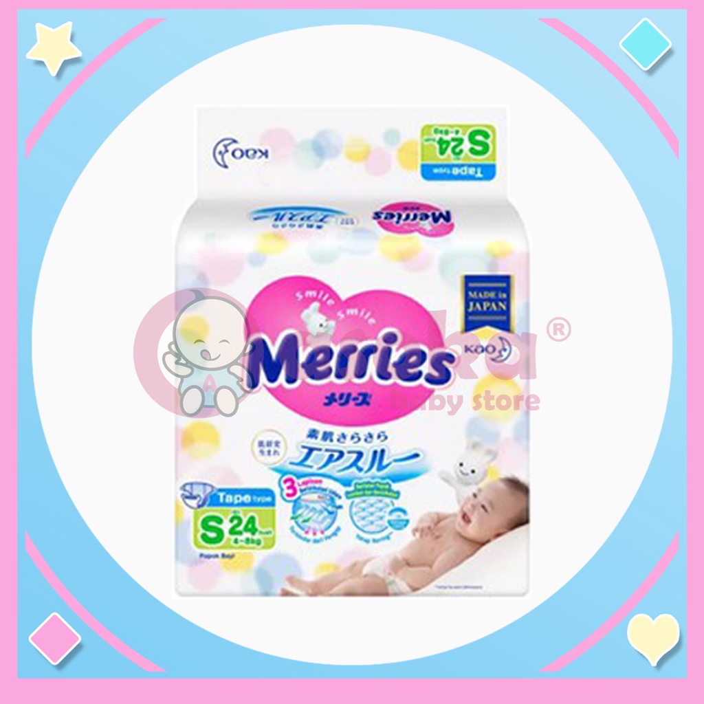 Merries Premium Tape Type NB24 / S24 / M38 / L32 ASOKA