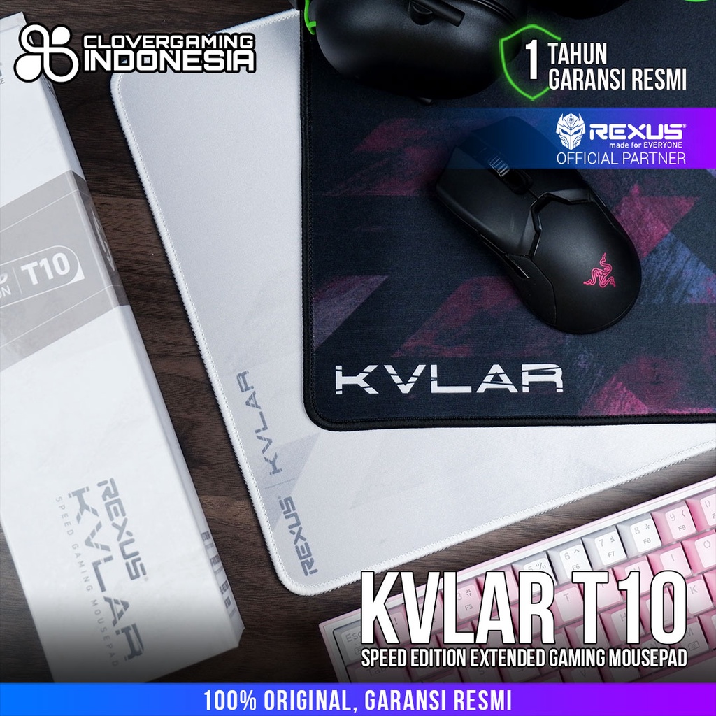 Rexus KVLAR T10 Speed Edition XL - T-10 T 10 Gaming Mousepad