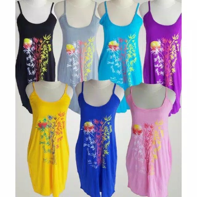 Daster singlet bambu Tali bali