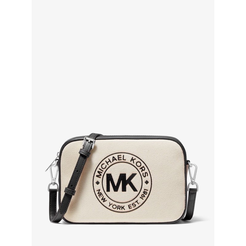 MICHAEL KORS Fulton Sport Large Canvas Crossbody Black Multi