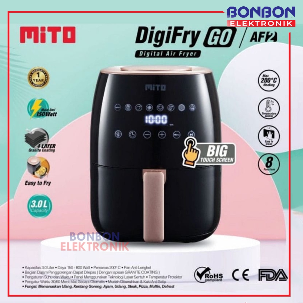 Mito Digital Air Fryer / Digifry AF2 3L