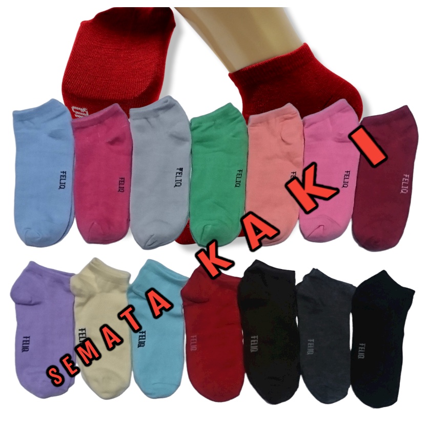Kaos Kaki Pendek Semata Kaki Polos Biru Muda Hot item best seller gratis ongkir