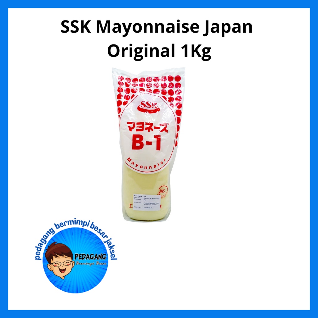 

SSK Mayonnaise Japan Original 1Kg | Mayonnaise | Mayones | Mayonais