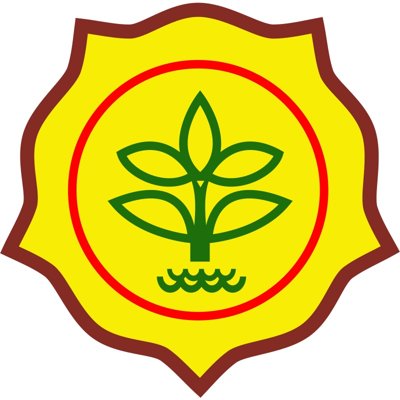 PATCH EMBLEM BORDIR LOGO KEMENTRIAN PERTANIAN RI( Bordir Komputer )