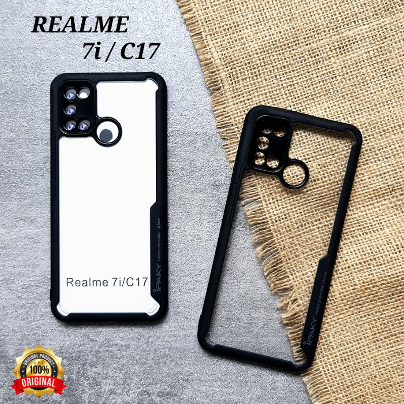 REALME 5 PRO REALME 6 / NARZO REALME 6 PRO REALME 7 REALME 7i C17 REALME 7 PRO - IPAKY Soft Case Bumper Transparent Clear