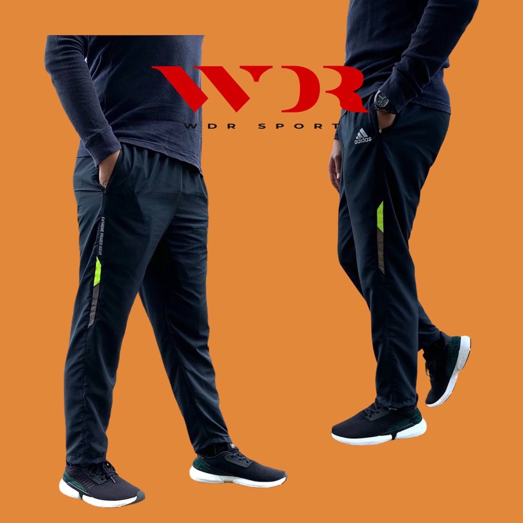 Celana Training Parasut Sport PRIA WANITA Bawahan Celana Panjang Olahraga Running Lari Cowok Cewek Laki Laki Dewasa Sepeda Senam Zumba Trening