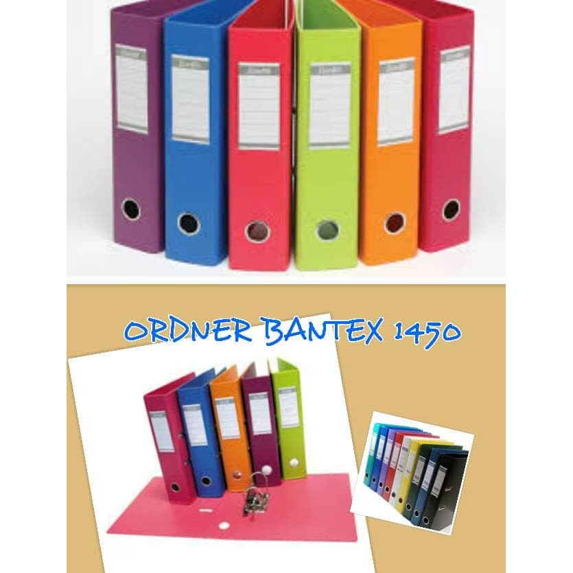 

Binder Plastik - Binder Loose Leaf - Binder Polos Ordner Bantex 1450 Ukuran A4 Warna Warni Produk