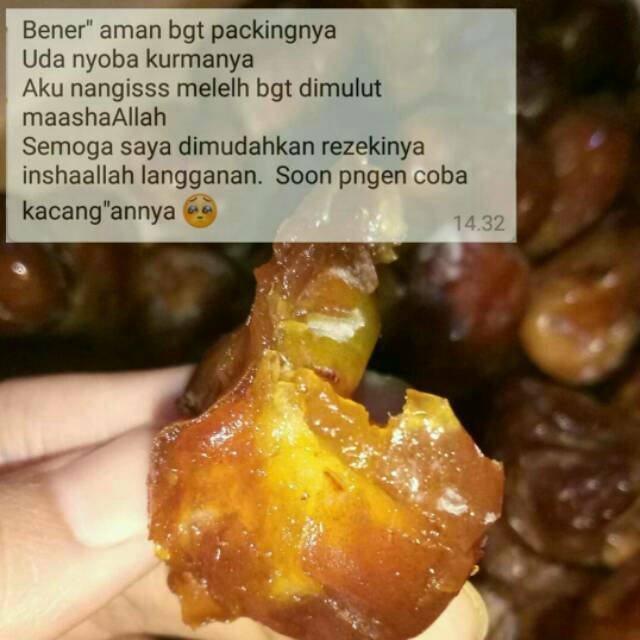 

KURMA SUKKARI LEMBUT, LEGIT, MUDAH LUMER