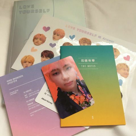 [UNSEALED] BTS Love Yourself Answer S V kimtaehyung pc photocard bts bangtan album