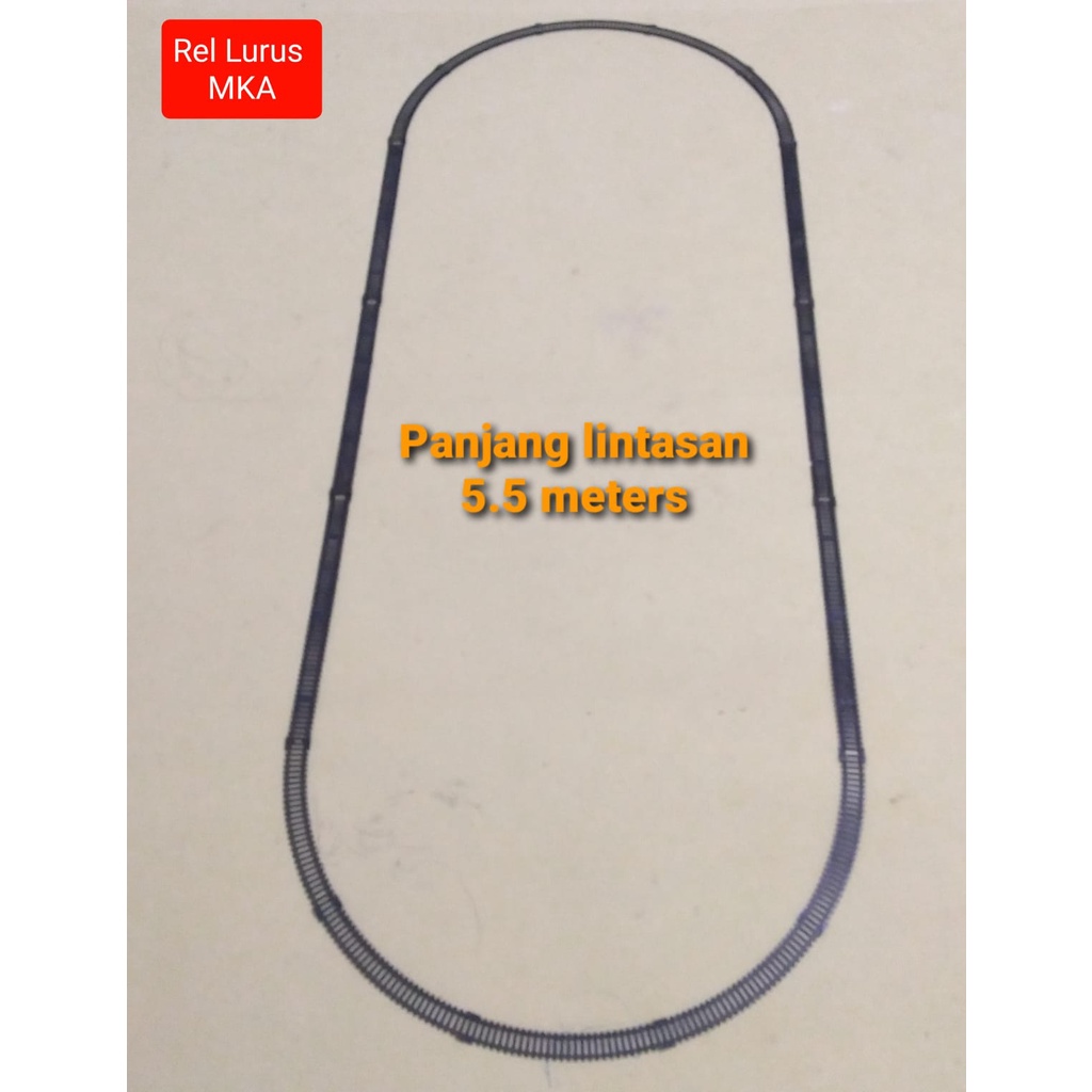 Track Set | SET LINTASAN Kereta Api | Cocok untuk Rail King Agung Craft & berbagai jenis kereta skal
