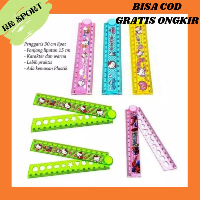 

Penggaris 30 cm / Penggaris Karakter / Penggaris Lipat / Penggaris Fanci Karakter / Penggaris Sekolah / Alat Bantu Penggaris / Alat Sekolah Penggaris / Penggaris Karakter Lucu / Penggaris Karakter Cewek / Penggaris Karakter Cowok / Alat Sekolah