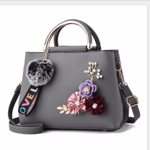 JK 501 1KG MUAT 2PCS TAS SELEMPANG IMPORT MOTIF BUNGA HANDBAG  Y9859 PX348 T161 E348 P8862 P8921