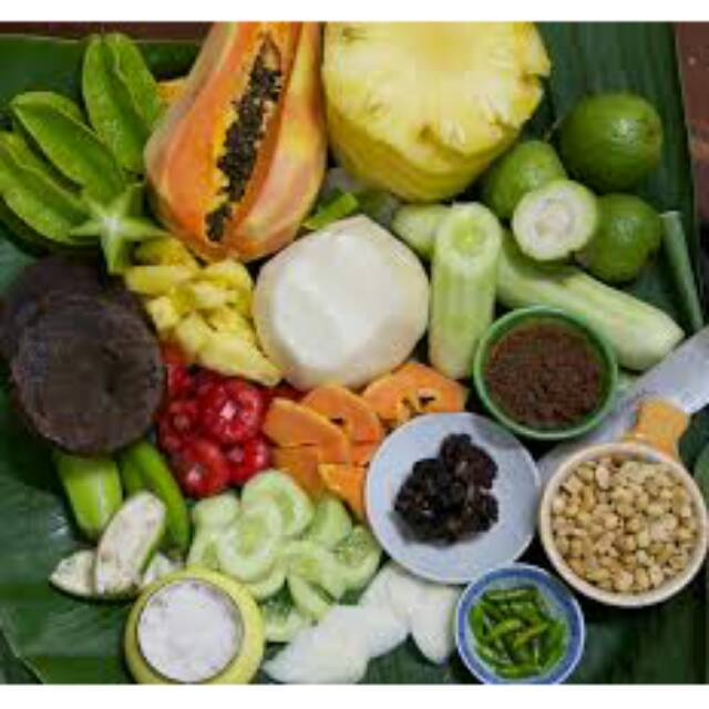 

Rujak paket buah utuh 1kg fresh