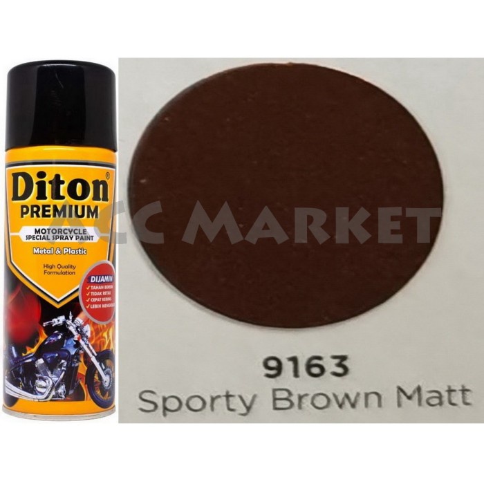 Pilox Diton Premium Pilok Pylox Coklat Sporty Brown Matt 9163