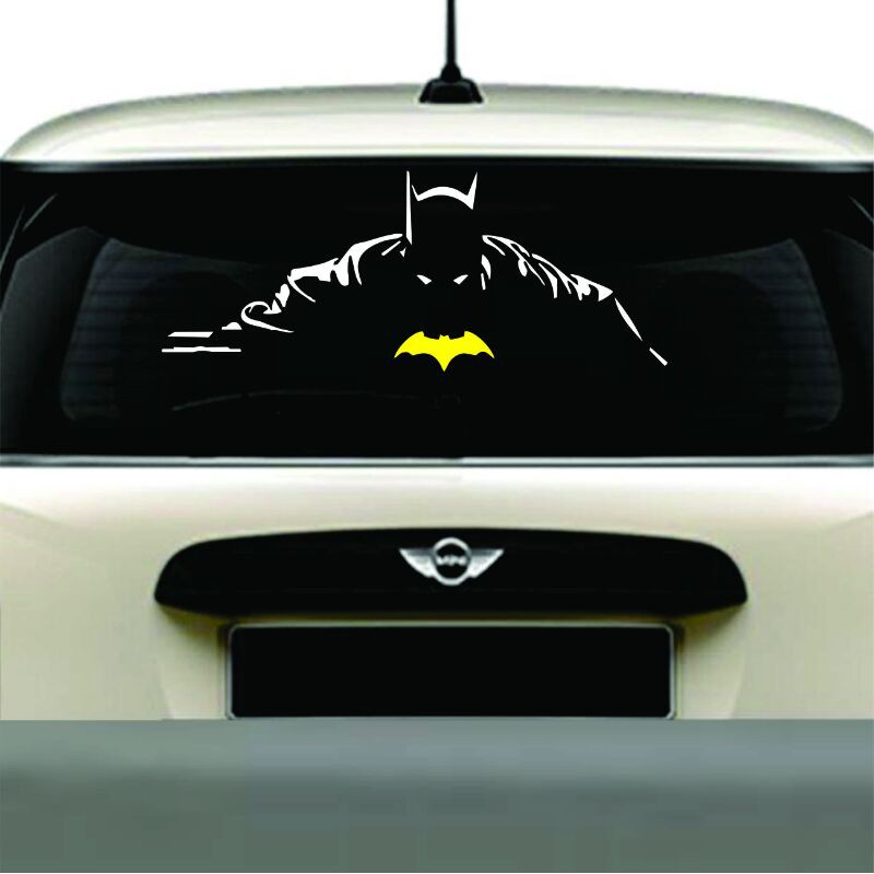 Jual STIKER CUTTING KACA / BODI MOBIL BATMAN SILUET | Shopee Indonesia