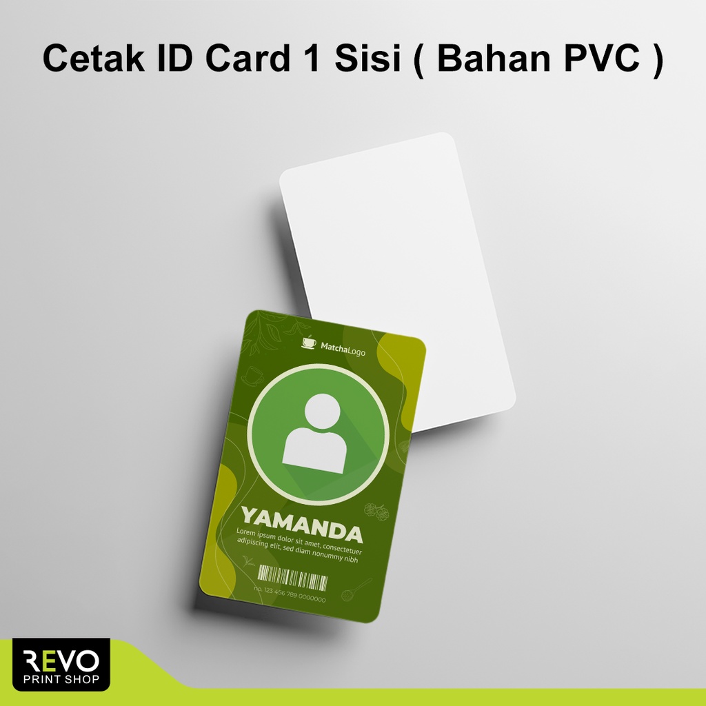 

Cetak Id Card Pvc 1 sisi Name Tag/Kartu Identitas/Member Card/Kartu Mahasiswa