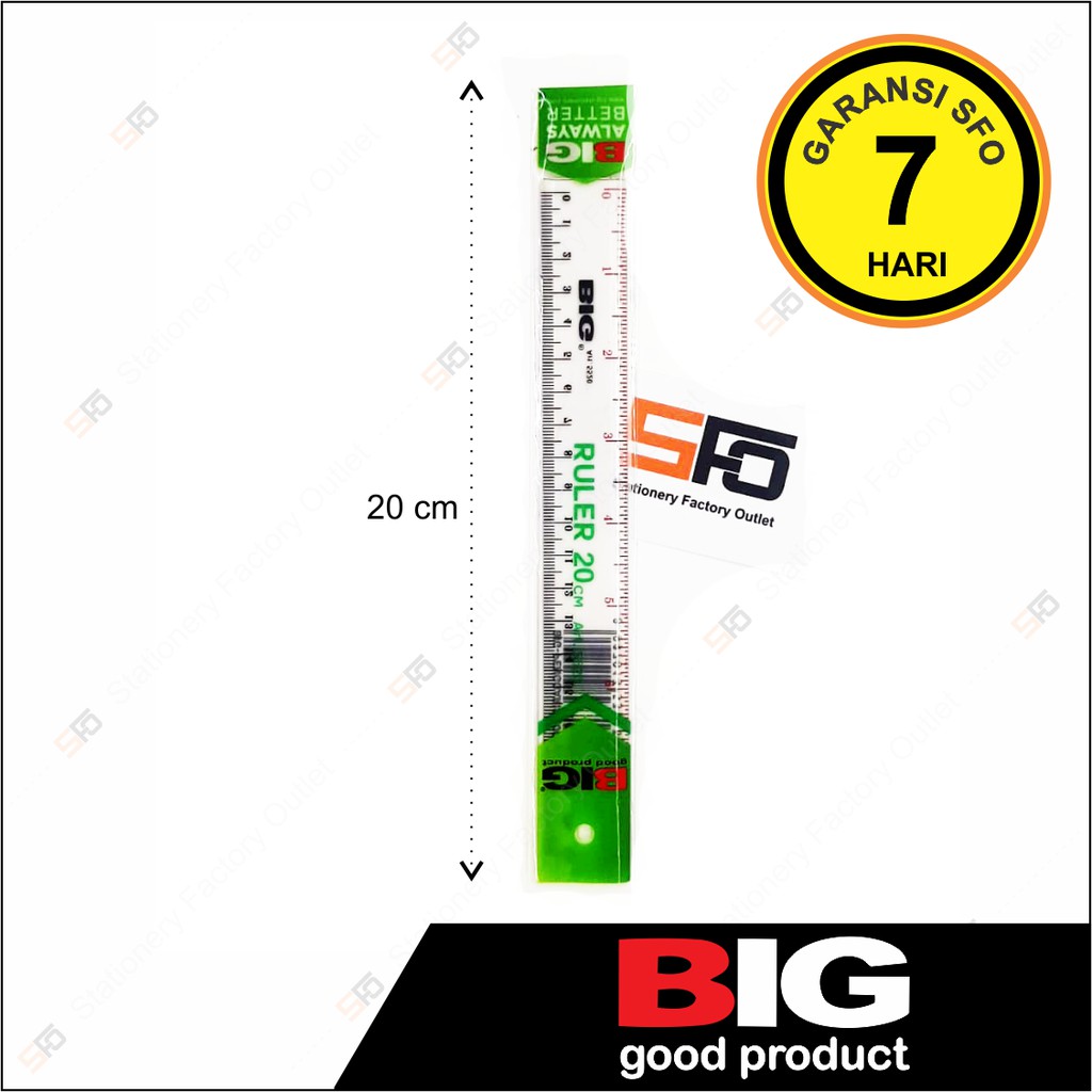 

Penggaris Big 20 cm