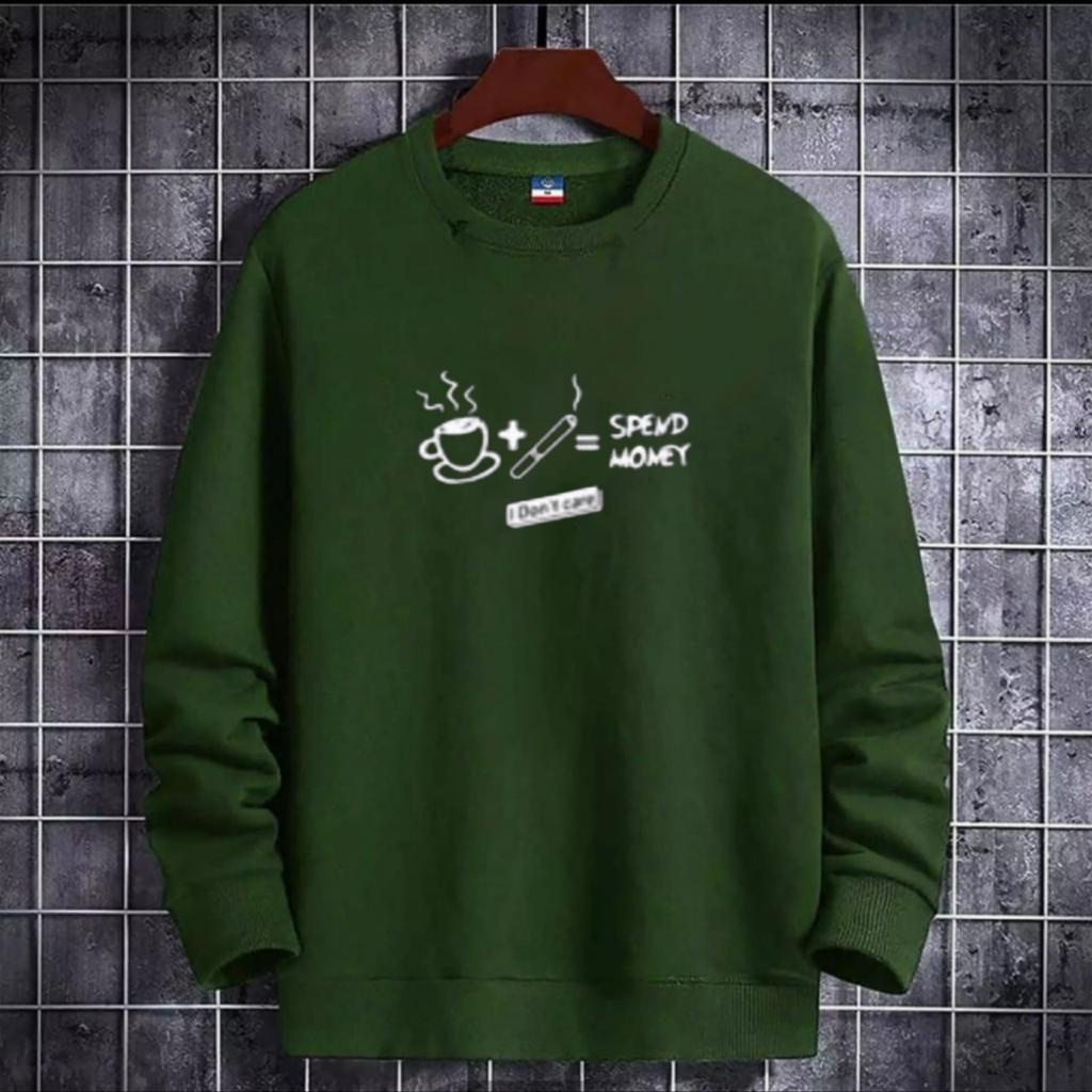 BAJU KAOS PRIA/WANITA UNISEX LENGAN TULISAN SPEND MONEY / FASHION PRIA / KUALITAS BAJU BAGUS / BAJU POLOS / BAJU MURAH TERLARIS