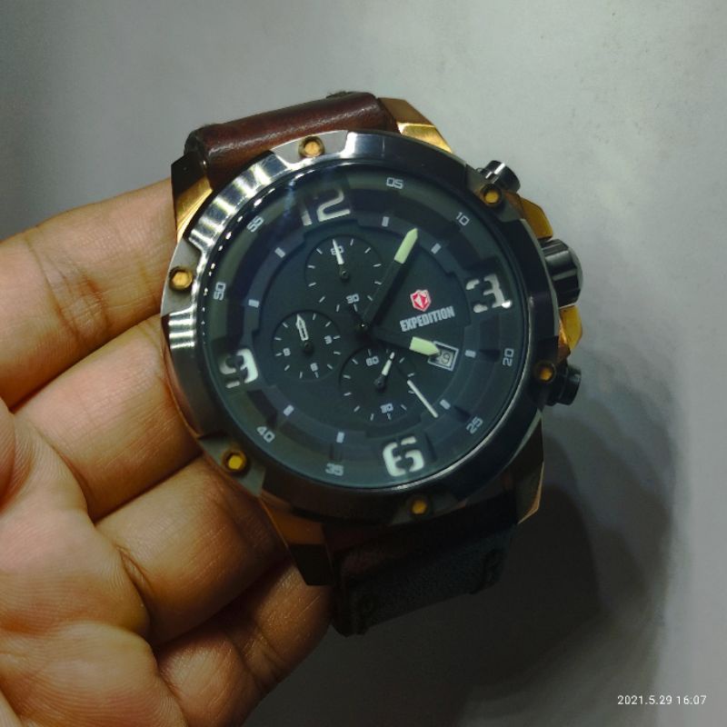 (SOLD OUT ) Jam tangan expedition E 6698M second preloved