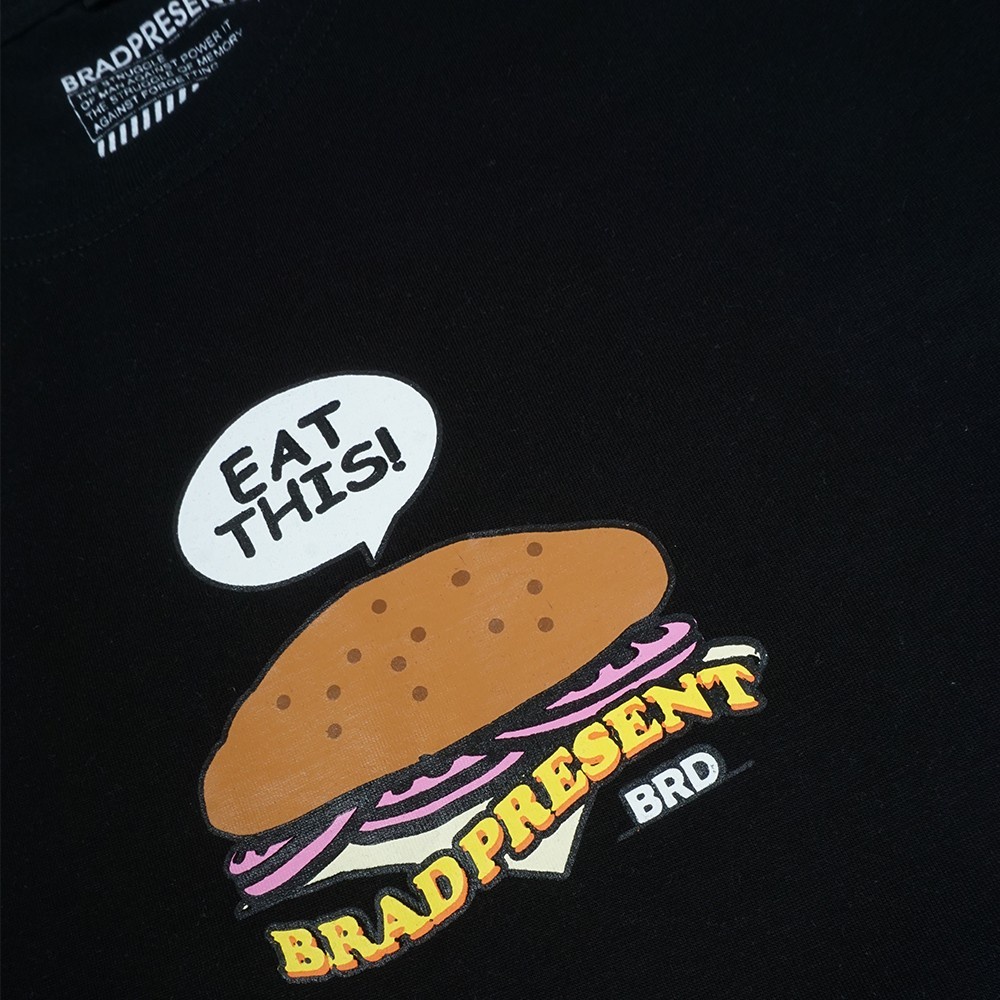 T – Shirt BRAD BURGUR – Black Edition Trendy Casual Unisex Good Brand Quality Stylish