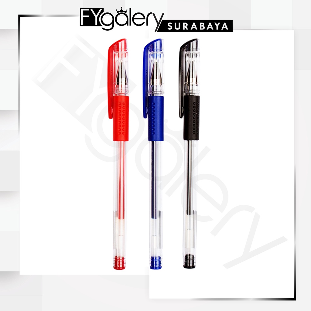 FYGALERYSURABAYA HL0008 Pena Gel Mimi 0.5mm Pulpen Internasional Balpoin Per Pcs