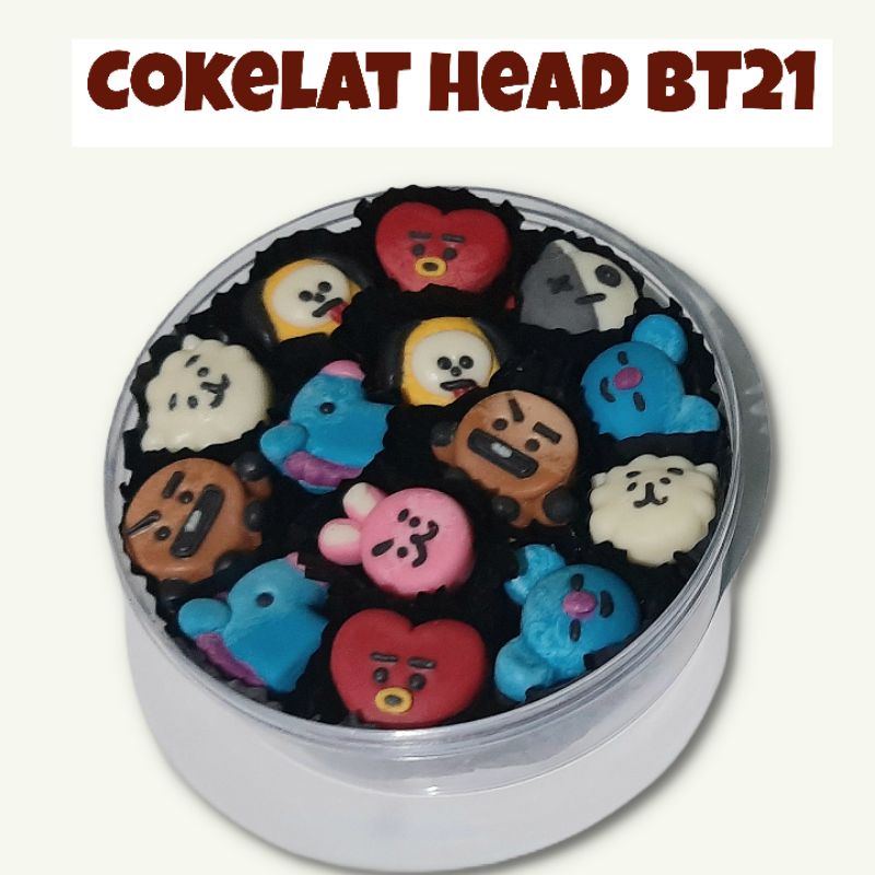 

Cokelat karakter head bt21