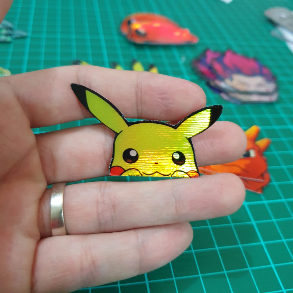 

Sticker Hologram Anime - PSH63 - Pokemon - Pikachu