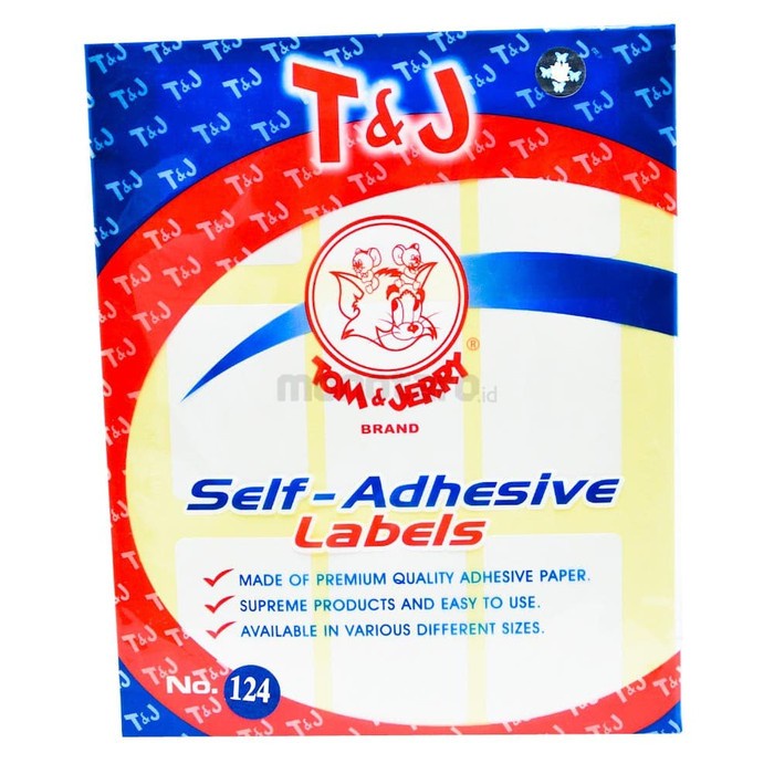 

LABEL HARGA / LABEL HARGA TOM & JERRY No. 124 / PACK