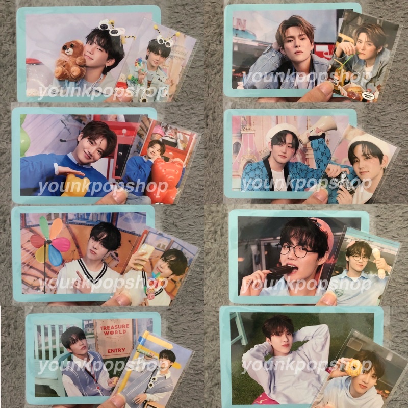 TREASURE TWORLD PHOTOSTAND BINDER PC SUMMER CAMP 2021 SHARING member set HYUNSUK JIHOON YOSHI JUNKYU