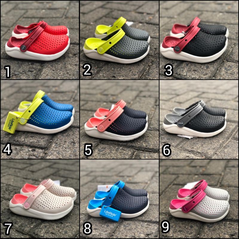 Sandal Anak Crocs LiteRide Clog / Crocs Literide Clog Anak / Sandal Crocs Anak / Sepatu Sandal Anak / Crocs LiteRide Kids