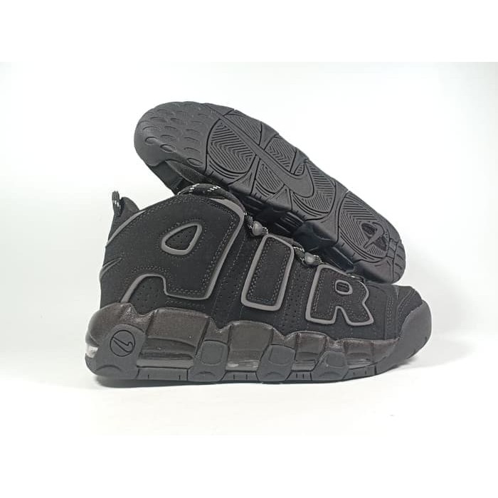 Sepatu Basket Air More UpTempo Black Reflective