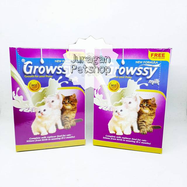 Susu Kucing Growssy Termurah (1 BOX)|Susu Kucing/Kitten Growsy (11