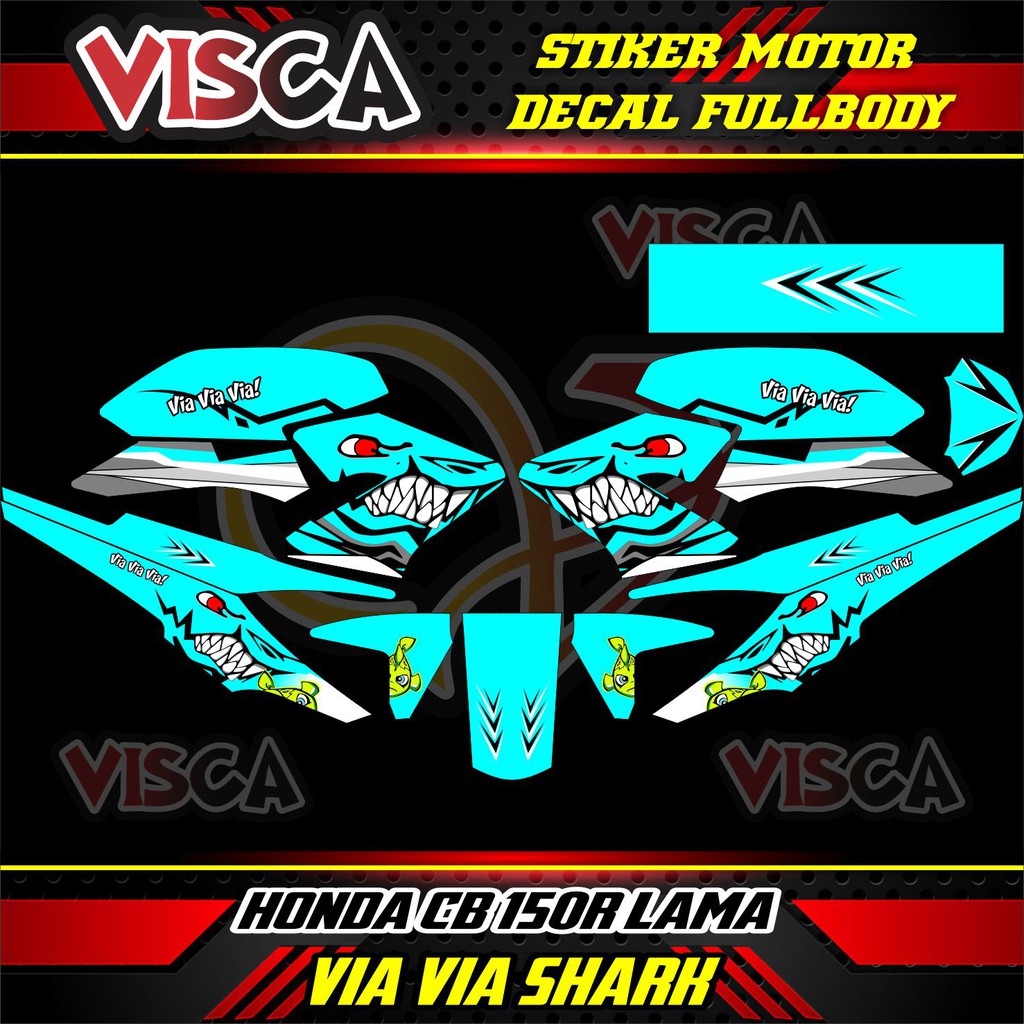 DECAL MOTOR CB 150R NEW DECAL STIKER CB 150R DECAL STICKER CB 150R STIKER DECAL CB 150R BIRU