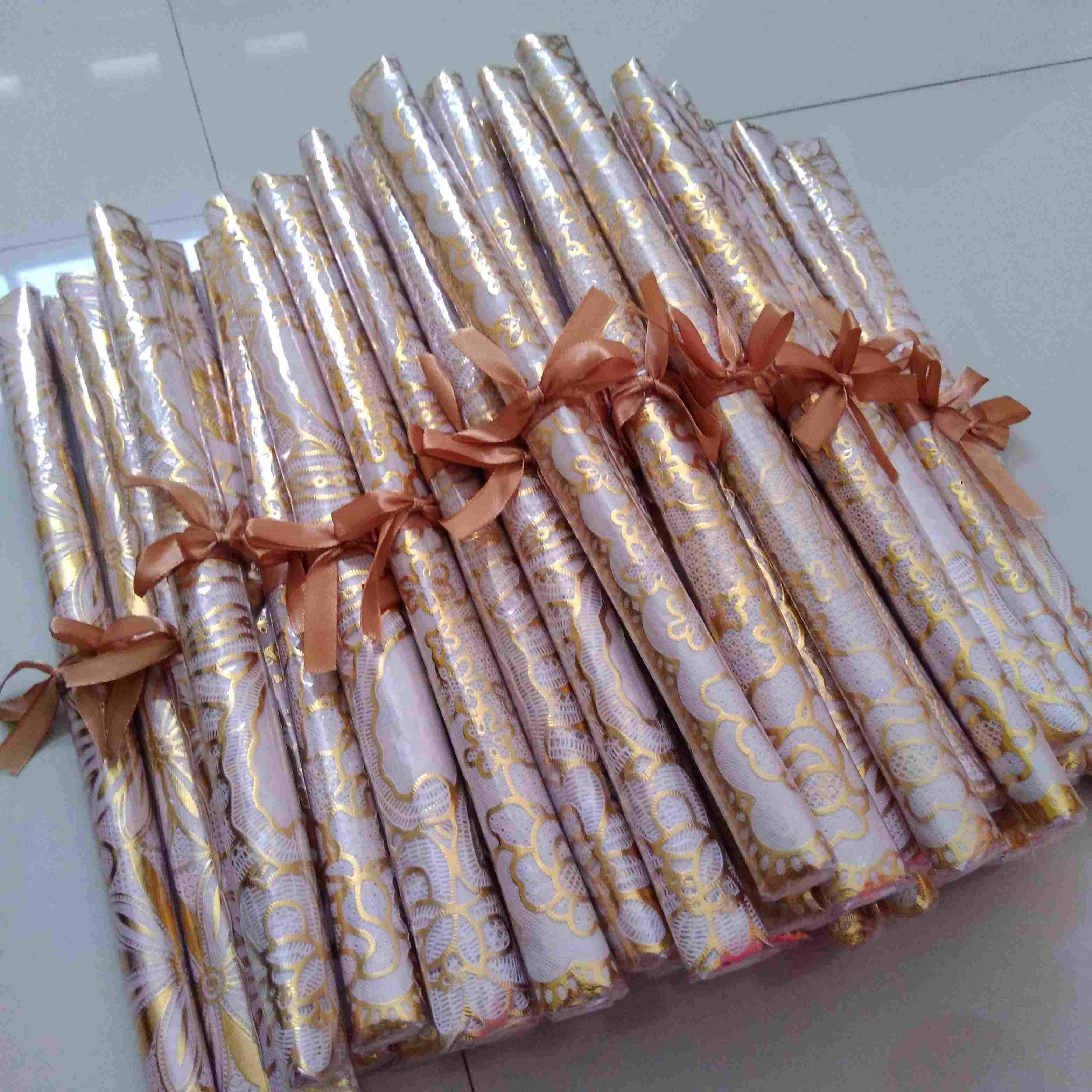 Souvenir Murah Taplak Meja Packing Gulung Plastik + Pita