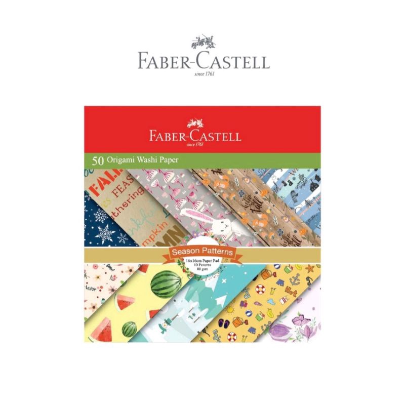 Faber Castell Kertas Origami Washi Paper 16 x 16 cm